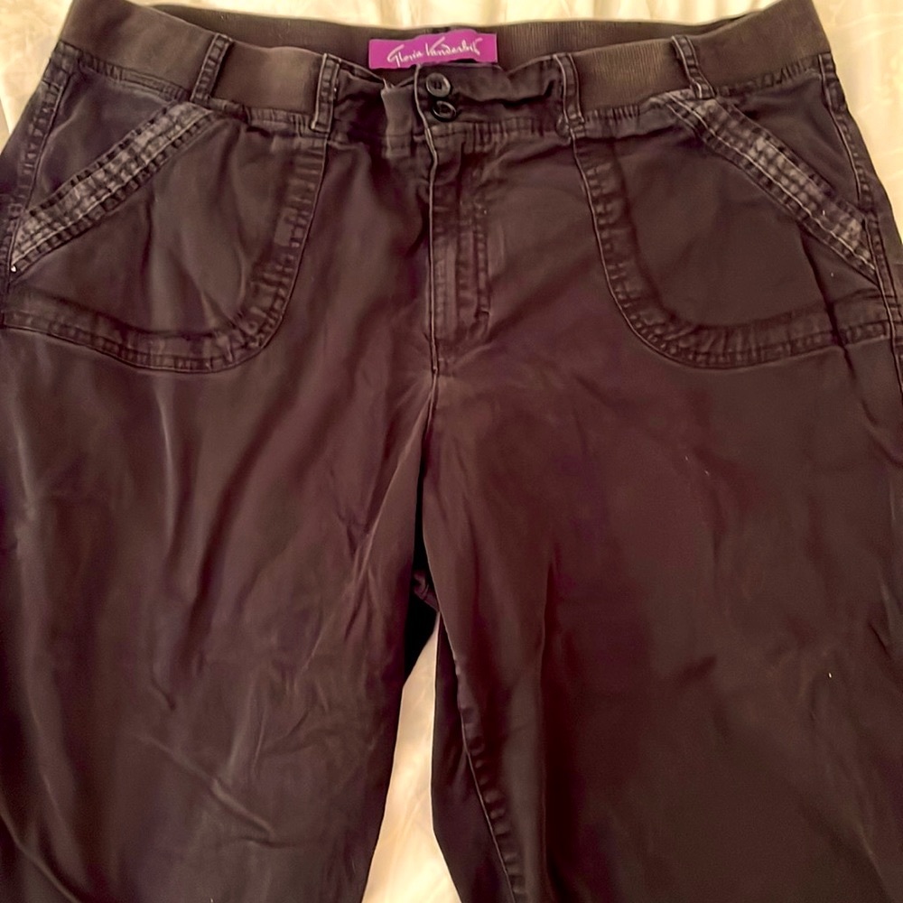 Gloria Vanderbilt Capris size 18 black